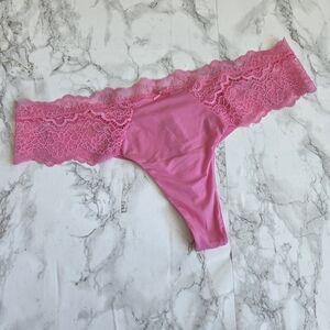 VS VERY SEXY Micro Lace Inset Thong Panty M